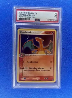 2007 Pokemon Power Keepers EX Charizard Holo #6/108 PSA 7 - Image 1