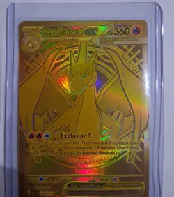 Mega Charizard Y EX 294/217 Ascended Heroes Hyper Rare Gold Card Pokemon TCG NM - Image 2