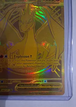 Mega Charizard Y EX 294/217 Ascended Heroes Hyper Rare Gold Card Pokemon TCG NM - Image 5