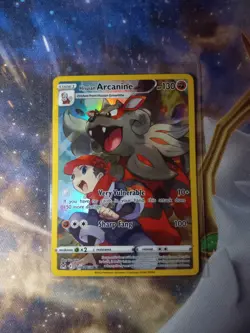 Pokemon TCG Hisuian Arcanine Lost Origin Trainer Gallery TG08/TG30 Holo Ultra... - Image 1