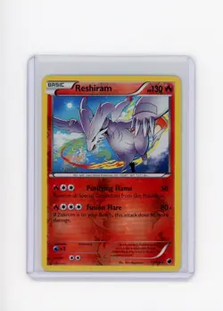 2013 Reshiram Holo Rare Plasma Freeze 17/116 Pokemon Card LP - Image 1