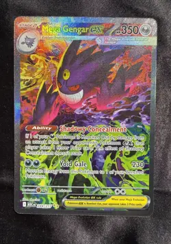 Mega Gengar EX 284/217 Ascended Heroes Secret Rare Holo Full Art Pokemon TCG - Image 1