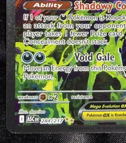 Mega Gengar EX 284/217 Ascended Heroes Secret Rare Holo Full Art Pokemon TCG - Image 4