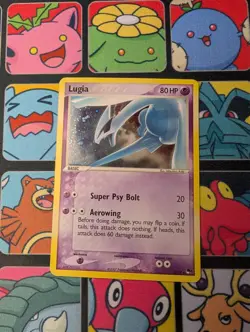 Pokemon TCG Lugia Pop Series 5 Holo Rare Card 2/17 HOLO BLEED - Image 1