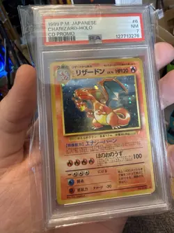 1999 POKEMON JPN CD PROMO CD PROMO #6 CHARIZARD-HOLO PSA 7 ~ New Cert - Image 1