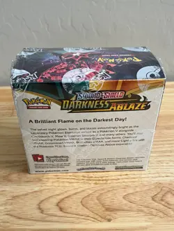 Pokemon TCG Sword and Shield Darkness Ablaze Booster Box Sealed + Acrylic Case - Image 5