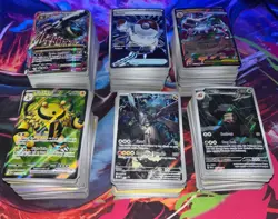 500 Pokemon Card Common/Uncommon Bulk Lot +1 POKEMON FULL ART/SIR/EX - NM - REAL - Image 1