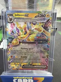 Jolteon ex Stamped #30 – Prismatic Evolutions – Sealed Pokemon Promo - Image 1