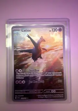 Pokemon Card Trading Card Latios 203/191 Sv08: Surging Sparks Holo - Image 1