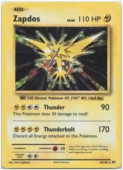 Zapdos - 42/108 EVO XY - Evolutions NM - Pokemon TCG - Image 1