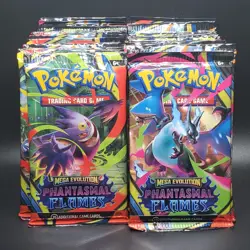 36x Phantasmal Flames Booster Packs - English Pokemon TCG - New & Sealed - Image 1