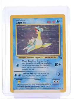 LAPRAS 2000 POKEMON BASE SET FOSSIL HOLO RARE 10/62 Q1048 - Image 1