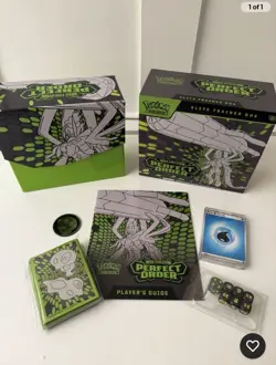 Pokemon Perfect Order ETB EMPTY (NO PACKS OR PROMO) with Accessories - Image 1