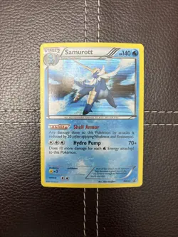 Pokemon TCG - Samurott - BW22 - Black and White Promos - MP Holo Rare (2011) - Image 1