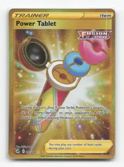 Pokemon TCG - Power Tablet 281/264 Near Mint Secret Rare Fusion Strike Holo - Image 1