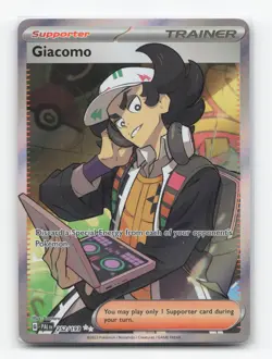 Pokemon TCG - Giacomo 252/193 Near Mint Ultra Rare Paldea Evolved - Image 1