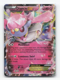 Pokemon TCG - Diancie EX - XY43 XY43 Damaged Holo Promo XY Promo - Image 1