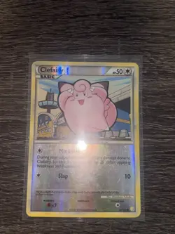 Pokemon TCG - Clefairy 60/123 HeartGold SoulSilver Reverse Holo LP - Image 2