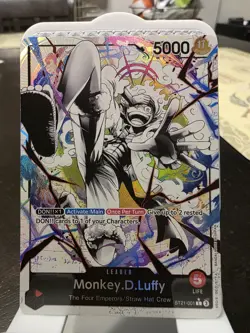 Bandai Monkey.D.Luffy Leader Foil ST21-001 Starter Deck Ex: Gear 5 5000 Power - Image 1