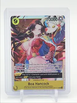 BOA HANCOCK 2026 ONE PIECE THE AZURE SEA'S SEVEN SUPER RARE A OP14-112 Q1048 - Image 1