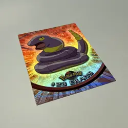 Pokemon Topps Ekans Card #23 Blue Logo Rainbow Holo Foil 1st Print NM - Image 2