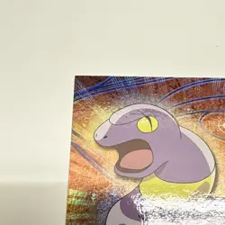 Pokemon Topps Ekans Card #23 Blue Logo Rainbow Holo Foil 1st Print NM - Image 3