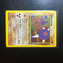 Vintage Hitmontop Holo 3/75 Neo Discovery Unlimited Pokemon Card HOLO - Image 1