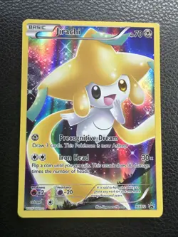 Pokemon TCG Jirachi XY112 Black Star Promo Holo Card Full Art - Image 1