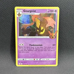 Pokemon 2021 Trick or Trade Halloween Gourgeist 077/203 Holo Card NM - Image 1