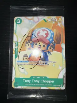 Tony Tony Chopper Promo 2025 OP09-029 One Piece Card Game Non-Holo Dmg - Image 3