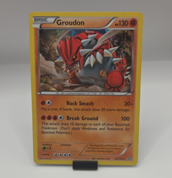 Pokemon Groudon 84/160 XY Primal Clash Holo Rare Basic 130 HP English TCG Card - Image 1