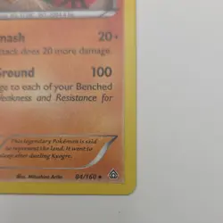 Pokemon Groudon 84/160 XY Primal Clash Holo Rare Basic 130 HP English TCG Card - Image 2