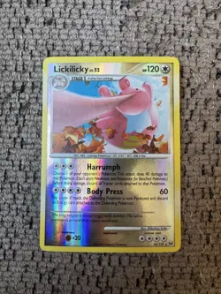 2009 Pokemon Platinum 33/127 Lickilicky Reverse Holo NM Rare Card Vintage tcg - Image 1