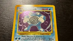 Pokemon TCG - ENGLISH BASE SET UNLIMITED RARE POLIWRATH Holo Card 13/102 LP MP - Image 3