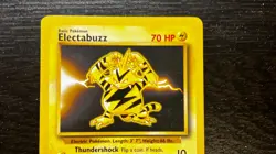 Pokemon TCG - ENGLISH BASE SET UNLIMITED ELECTABUZZ RARE Card 20/102 LP MP - Image 2