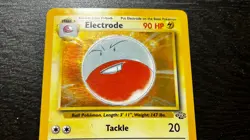 POKEMON TCG - ENGLISH JUNGLE SET ELECTRODE 2/64 HOLO RARE CARD LP MP - Image 3