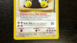 POKEMON TCG - ENGLISH JUNGLE SET SNORLAX 27/64 NON HOLO RARE CARD LP MP - Image 3