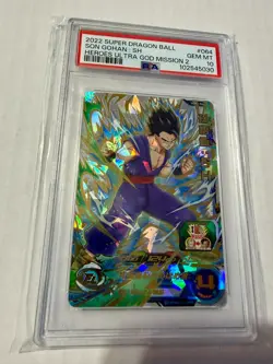 Super Dragon Ball Heroes Cards UGM2-064 Son Gohan : SH PSA 10 POP 26 - Image 1