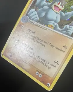 Machamp 9/92 Legend Maker Holo *DAMAGED* Pokemon Card - Image 4