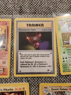 2000 Pokemon 16 Card Lot Gym Challenge AlakazamMachamp Sabrina Nidoking MP/HP - Image 3