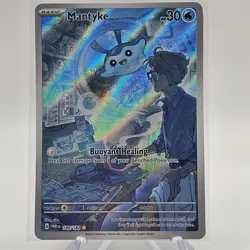 Mantyke 189/182 Holo Illustration Rare Paradox Rift Pokemon Card - Image 1