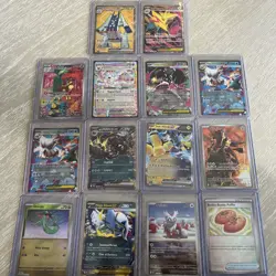 Pokemon Ex/Full Art/ Shiney Lot (14 Cards) - Image 1