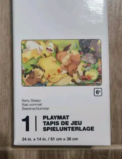 Pokemon Trading Card Game - Berry Sleepy Playmat Pikachu Eevee Pokemon Center - Image 1