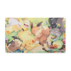 Pokemon Trading Card Game - Berry Sleepy Playmat Pikachu Eevee Pokemon Center - Image 2