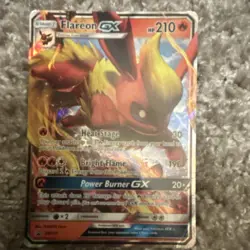 Pokemon Flareon GX SM171 Promo Holo SM Sun & Moon Stage 1 210 HP Card - Image 1