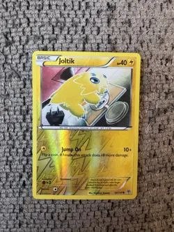 2013 Pokemon Black & White Plasma Storm 50/135 Joltik Reverse Holo NM Rare Card - Image 1