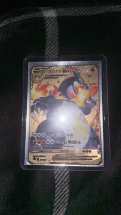 Charizard VMAX SV107/SV122 Rare Pokemon Gold/Metal Card - LP - Image 1