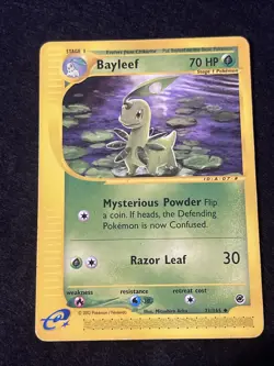 Bayleef 71/165 Expedition Base Set 2002 Vintage Pokemon TCG Card - Image 1