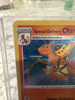 Special Delivery Charizard SWSH075 SWSH SEALED Black Star Promo Card Holo UK NM - Image 2