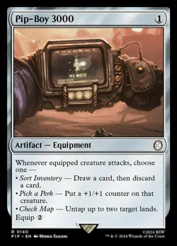 [1x] Pip-Boy 3000 - Near Mint, English - Universes Beyond: Fallout MTG Magic - Image 1